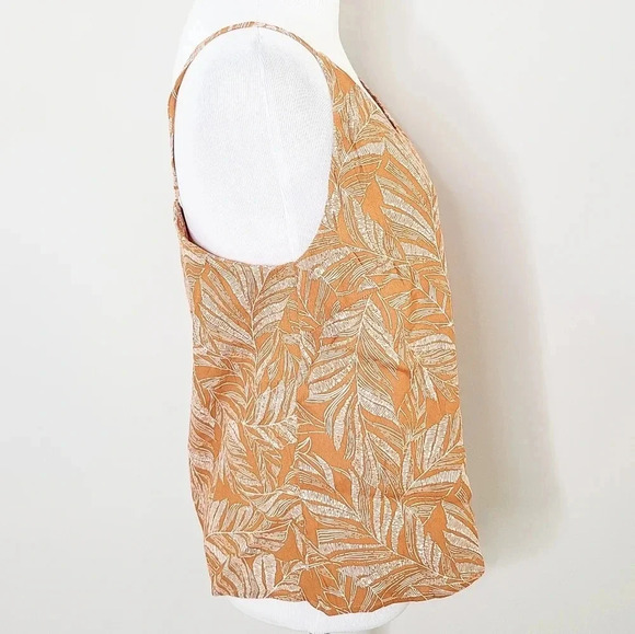 NWT Anthropologie See U Soon Boho Printed Button Front Tank Top S - Picture 3 of 7